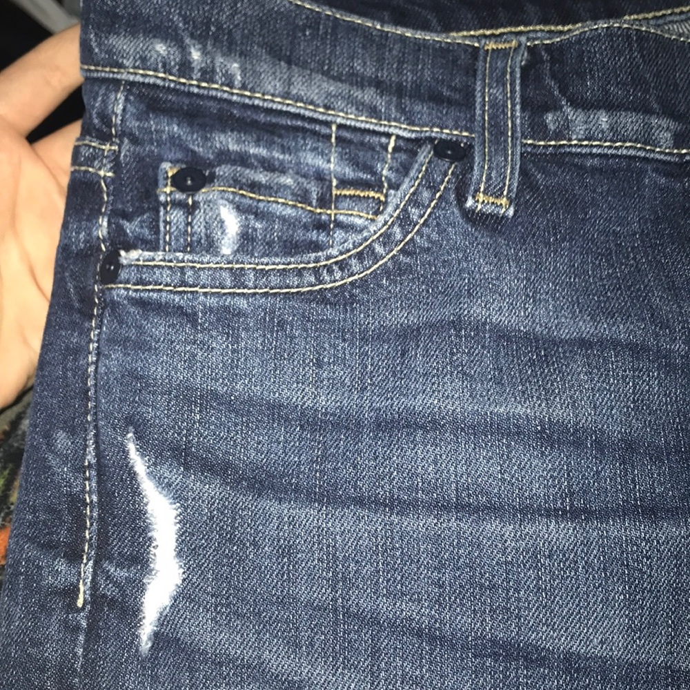 7 For All Mankind Distressed Jeans - Picture 6 of 11